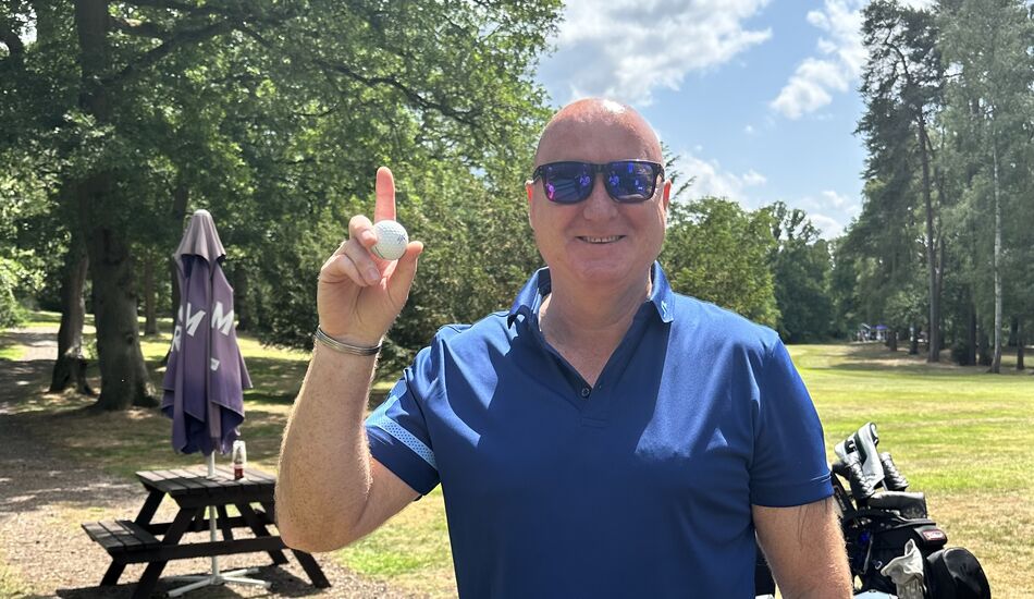 Hole in One for John Scott on the 9th Hole